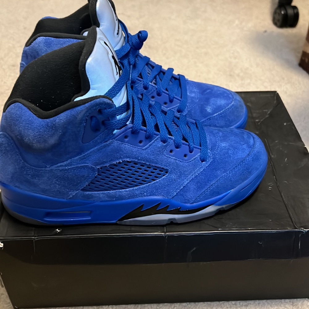 COPY - Jordan 5 retro Blue suede